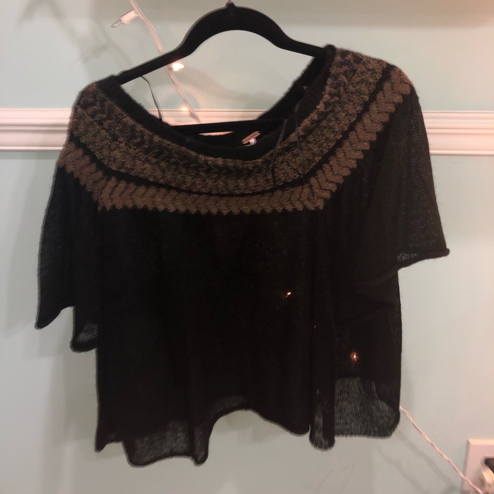 Free people off the shoulder sweater